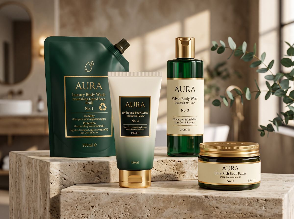 visual premium product packaging